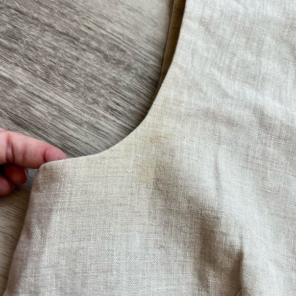 Banana Republic Beige Linen Vest - Picture 8 of 8